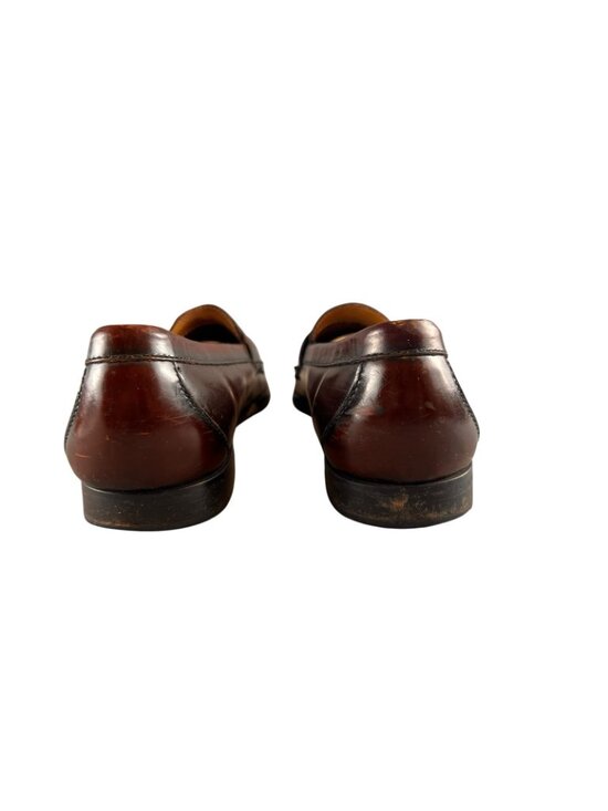 Cole Haan Mens 10 Loafers Shoes Burgundy Penny Leather Slip On Dress Classic VTG main image 12